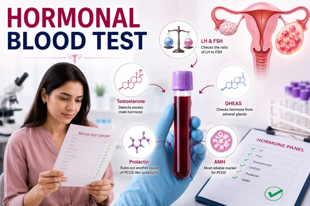 Hormone Blood Tests for PCOS detection