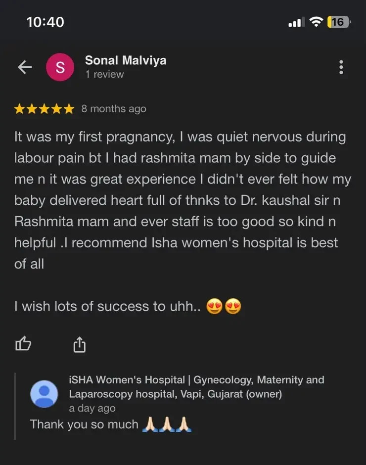 iSHA women hospital reviews