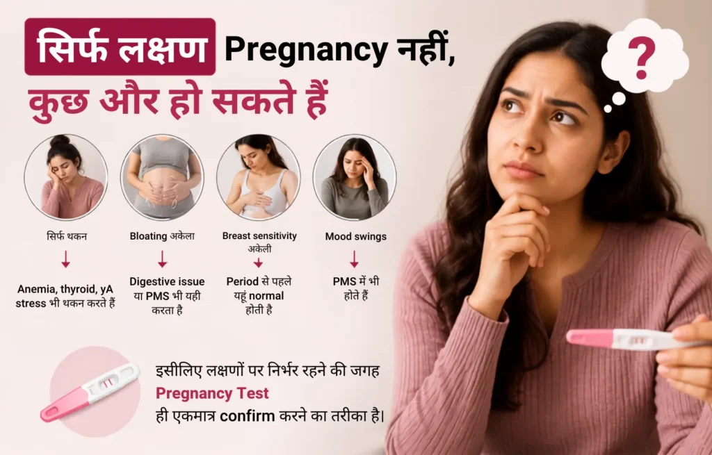 pregnancy ke galat lakshan