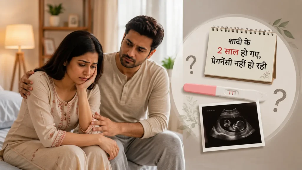 shaadi ke 2 saal tak pregnancy ni ho rhi