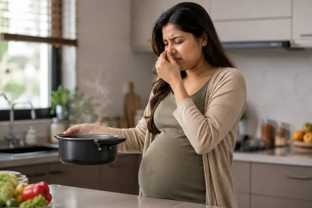 pregnancy mai smell tez ana