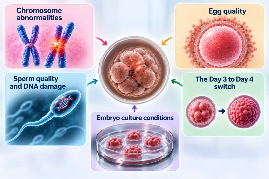 IVF embryo stops growing