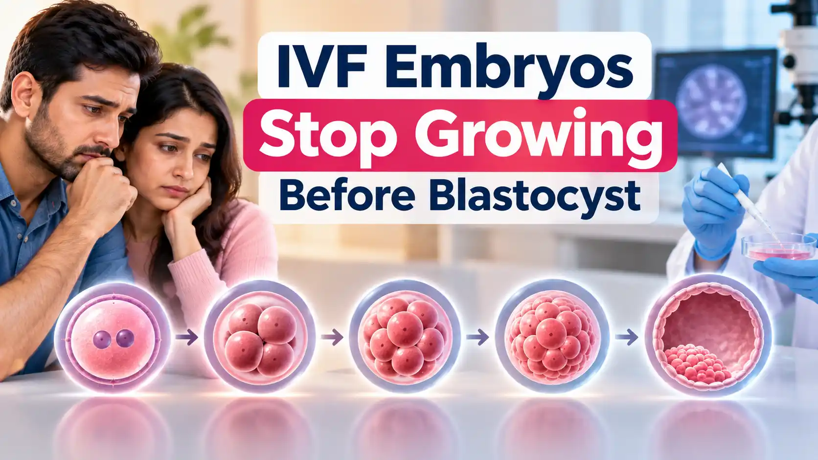 IVF embryos stop growing before blastocyst during embryo development